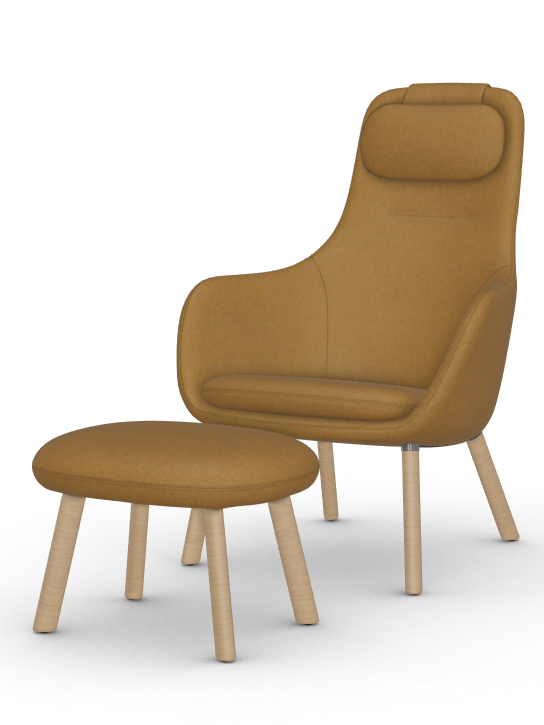 Chair (Sessel) Lounge & HAL Ottoman