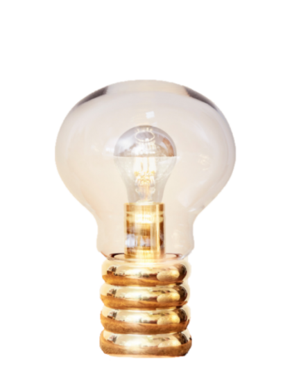 Bulb Brass Tischleuchte
