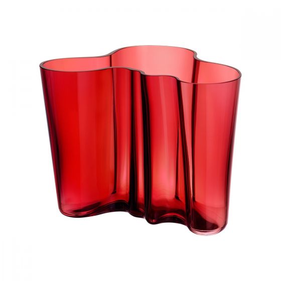 Alvar Aalto Vase 16cm - cranberry