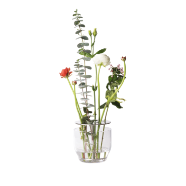 Ikebana Vase klein - edelstahl