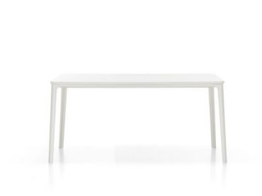 Plate Dining Table weiss