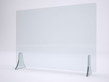 Plexy Plexiglas Schutzwand für Schreibtisch, Theken