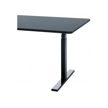 Q20 Sitz-Steh-Tisch schwarz elektrisch 160 x 80cm