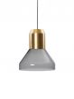 Bell Light Pendant Lamp (Pendelleuchte) - Kristallglas, grau