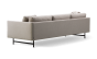 Calmo Sofa 3-Sitzer, 80cm Kissen