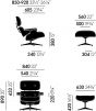 Lounge Chair & Ottoman - Amerikanischer Kirschbaum (Sessel)