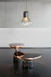 Bell Light Pendant Lamp (Pendelleuchte) - Kristallglas, grau