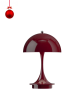 PANTHELLA 160 PORTABLE LAMP Opaque Burgundy