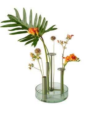 Ikeru Vase High – forest green