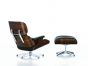 Lounge Chair & Ottoman - Nussbaum schwarz pigmentiert (Sessel)