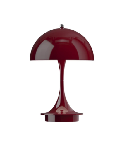 PANTHELLA 160 PORTABLE LAMP Opaque Burgundy