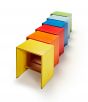 Max Bill Ulmer Hocker Hellblau