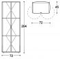 Folien-Schrank Weiss