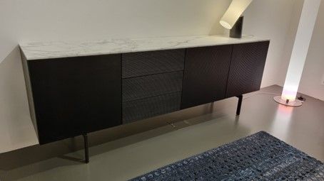 Porro Sideboard Modern Black Stained