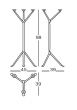 Kerzenleuchter (3 arme - Kerzenständer)